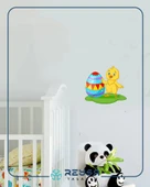 Paskalya Yumurtalı Civciv Duvar Stickerı thumbnail 3