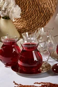 Keyf-i Ala 18 Parça 200 Ml Borosilikat Çay Seti thumbnail 2