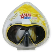 Star Diving Dalış Maskesi Yetişkin - 51703-SARI thumbnail 2