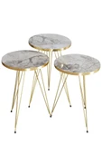 Zigon Sehpa Gold Efes Tel thumbnail 2