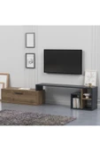 Lagomood KARAMEL TV Ünitesi Antrasit Ceviz thumbnail 3