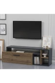 Lagomood KARAMEL TV Ünitesi Antrasit Ceviz thumbnail 2