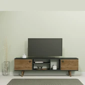 Lagomood EWO Tv Standı Antrasit Ceviz thumbnail 4