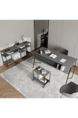 Lagomood Ellaa Ofis Dolabı Antrasit thumbnail 3