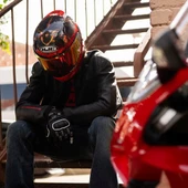 HJC RPHA12 KASK DIABLO BLIZZARD MC1 thumbnail 5