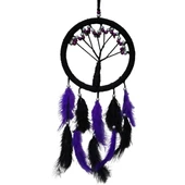 Mor İncili Hayat Ağacı Dream Catcher thumbnail 2