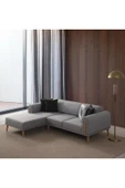 Ak sofa Leon Köşe Takımı Sol Köşe Gri thumbnail 4