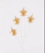4'lü Yıldız Gold Mum thumbnail 3