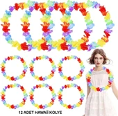 Hawaii Çiçekli Boyun Kolyesi 12 Adet thumbnail 1
