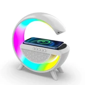 Kablosuz Şarj Standlı RGB Hoparlör thumbnail 1