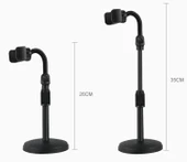 Masaüstü Teleskopik Telefon Standı Tripot thumbnail 3