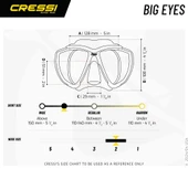 Cressi Big Eyes Dalış Maskesi thumbnail 2