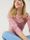 Pembe Uzun Kollu T-shirt thumbnail 1