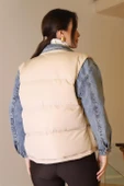 YELEK DETAYLI LACİ KADIN KOT MONT  D99423-2K5 thumbnail 5