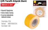 Çift Taraflı Köpük Bant 38mm x 2m thumbnail 1