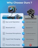 Joyroom Çoklu Araç şarj Wireless FM Transmitter thumbnail 3