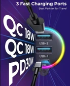 Joyroom Çoklu Araç şarj Wireless FM Transmitter thumbnail 2