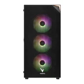 VENTO 650W 80+ VG3400S Gaming Mid-Tower PC Kasası thumbnail 4