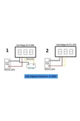 Motorobit Dc 100v 10a Voltmetre - Ampermetre Panel Tipi thumbnail 4