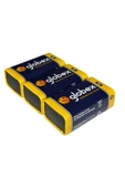 Globex 10 Adet 9 Volt Çinko Karbon Pil thumbnail 2