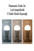 Panasonic 10,5W (75W) Led Ampul E27 Sarı - 6 Adet thumbnail 3