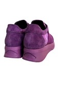Mor Hakiki Deri Comfort Taban Sneaker thumbnail 4