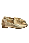 Gold Hakiki Deri Loafer thumbnail 1