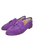Mor Hakiki Süet Deri Loafer thumbnail 3