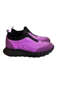 Mor Hakiki Deri Comfort Taban Sneaker thumbnail 1