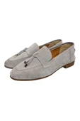 Gri Hakiki Süet Deri Loafer thumbnail 3