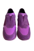 Mor Hakiki Deri Comfort Taban Sneaker thumbnail 3