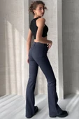 Yüksek Bel İspanyol Paça Jean - 4038 thumbnail 5