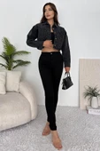 Kadın Crop Taşlı Ceket thumbnail 1