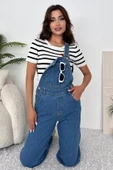 Kadın Denim Bahçıvan Salopet Tulum thumbnail 2