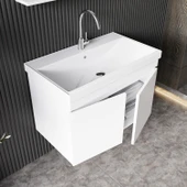 Karen Deniz 80 cm Banyo Dolabı Seti thumbnail 4
