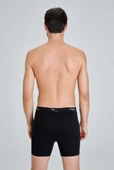 Kom Long Şort Erkek 2'li Boxer Siyah thumbnail 4