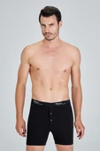 Kom Long Şort Erkek 2'li Boxer Siyah thumbnail 2