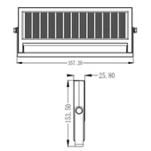 Fujiled Solar Wall Washer 14W    RGB thumbnail 2