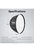 ulanzi 90cm Bowens Mount Parabolik Softbox L055 thumbnail 6