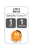 Tunçmatik 850VA Lite II Line İnteractive UPS TSK5201 thumbnail 3