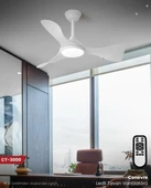 CATA CT-3000 CENEVRE LED TAVAN VANTİLATÖR SESSİZ BEYAZ thumbnail 2