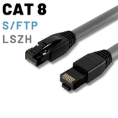 IRENIS CAT8 S/FTP LSZH Ethernet Patch Kablo, 1 Metre thumbnail 1
