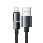 Mcdodo CA-8170 Usb iPhone 3A 7 Renkli LED Işıklı Şarj Data Kablosu thumbnail 1