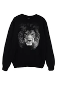 fame-stoned Aslan Baskılı Sweatshirt thumbnail 1