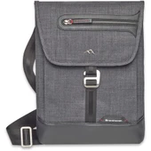 Brenthaven Collins Vertical Messenger - Graphite Dikey Notebook Çantası thumbnail 1