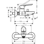 Hansgrohe Logis E Banyo Bataryası thumbnail 2