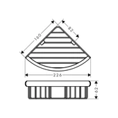 Hansgrohe Logis Universal Köşe Süngerlik thumbnail 2