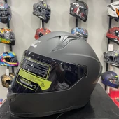 MTS M-910 Full Face Kask MAT BLACK thumbnail 3