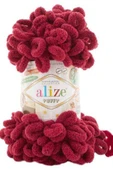 ALİZE PUFFY 100 GR TEKLİ 107 BORDO thumbnail 1