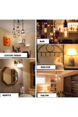 Cata Ct-4350 4w Rustik Led Ampul E27 Duylu Amber 2700k thumbnail 5